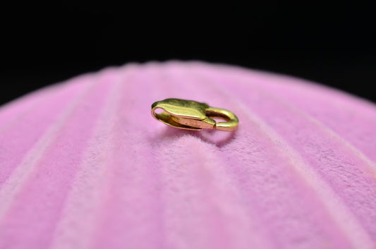 14K Yellow Gold Lobster Claw Clasp 8.2mm x 3.2mm 0.2g -Tiny