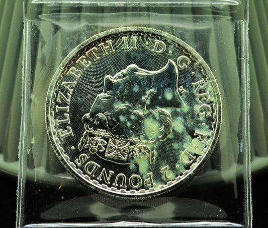 Lot of Four 2018 Great Britain 2 Pounds Britannia 1 oz .999 Fine Silver Each