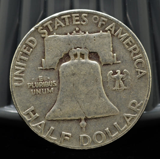 1951-D Franklin Silver Half Dollar