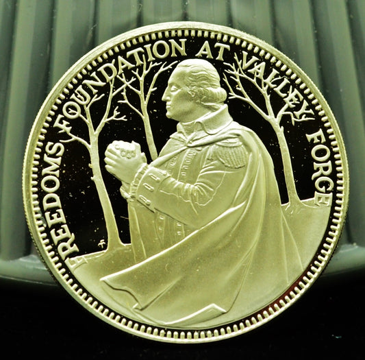 925 Silver Franklin Mint Art Round Valley Forge Richard E Byrd