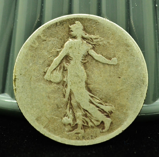 1899 France 2 Francs Circulated 83.5% Silver