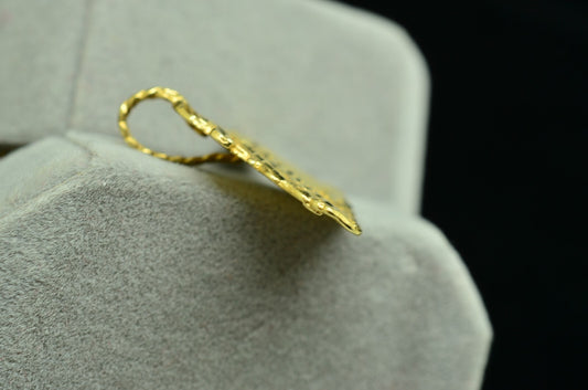 14K Yellow Gold Ocean Liner Cruise Ship Boat Pendant Charm