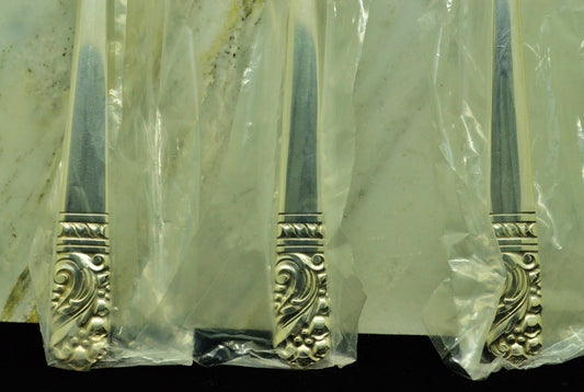 925 Sterling Silver Oneida Mansion House Set of 5 Salad Forks 6.5"