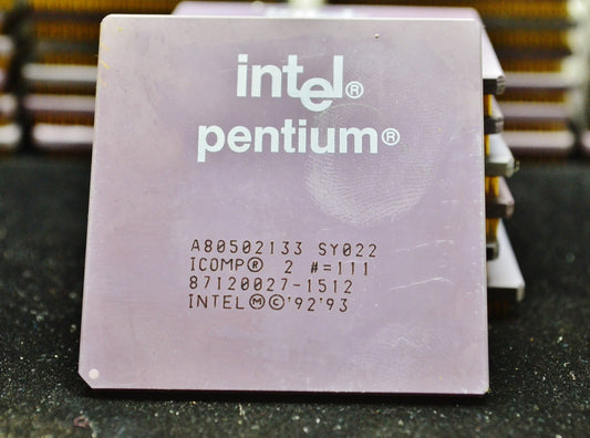 Intel Pentium CPU Computer Chip 1992 1993 -Many Available