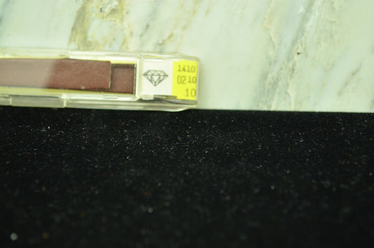 10mm HIRSCH BROWN LEATHER VINTAGE WATCH BAND STRAP GOLD TONE BUCKLE -NIB