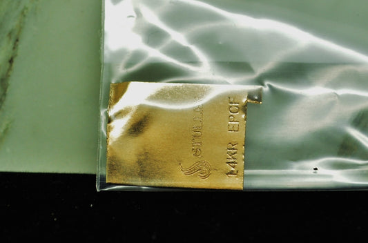 14k Yellow Gold Plumb Solder Partial Sheets 2.4 grams Stuller Brand