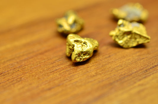 Lot of 22k Yellow Gold tiny natural gold nuggets 3.0 grams