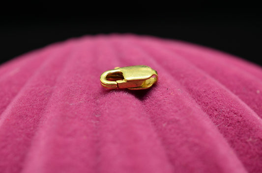 14K Yellow Gold Lobster Claw Clasp 8mm x 3.1mm 0.3g -Tiny