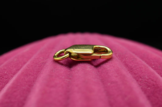 14K Yellow Gold Lobster Claw Clasp 11.3mm x 4.2mm 0.7g