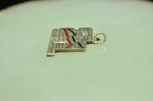 925 Sterling Silver ABWA Project Planning pendant charm