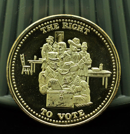 Lot 9 Johnson Matthey Bill Of Rights Art Rounds 1 oz .999 Silver Each