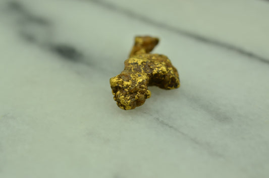 20K Yellow Gold natural gold nugget 2.9 grams
