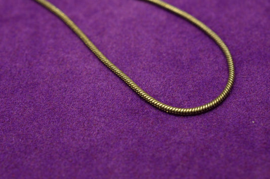 18" Silver Plated Snake chain necklace 1.1mm