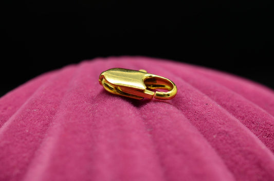 14K Yellow Gold Lobster Claw Clasp 11.4mm x 4.3mm 0.6g