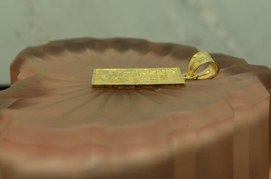 14K Yellow Gold Mi Primera Cominion pendant charm Spanish My First Communion