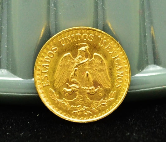1945-Mo Mexico 2 Pesos Gold Coin BU KM#461