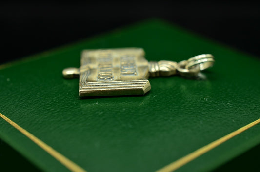 925 Sterling silver ABWA Perfect Attendance pendant charm