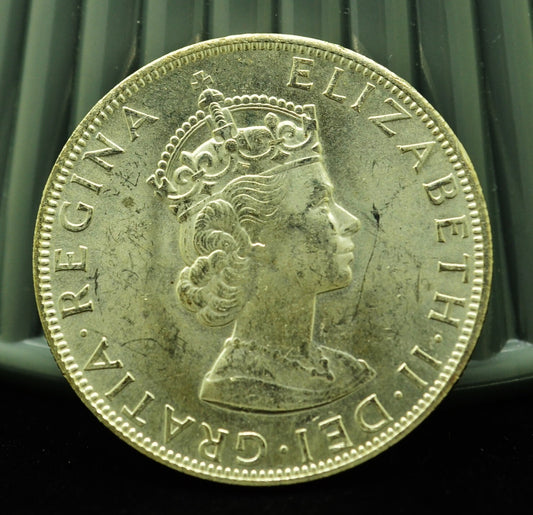 1964 Bermuda One Crown Uncirculated 50% Silver