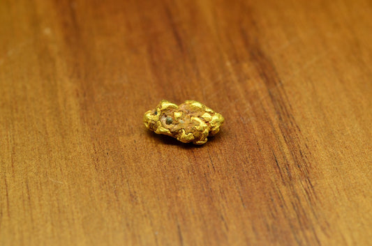20K Yellow Gold natural gold nugget 1.8 grams 11.5mm X 7mm X 5mm