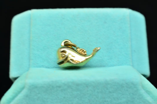 925 Sterling silver whale pendant charm