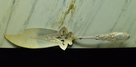 925 Sterling Silver Whiting Arabesque Ice Cream Slicer 10 3/8" 88.5g