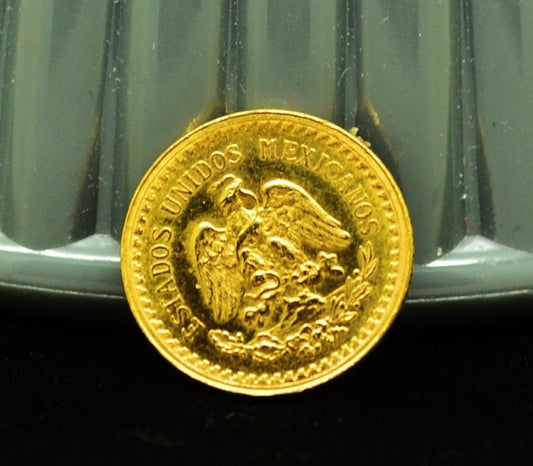 1945 Mexico 2 1/2 Pesos Gold Coin BU 2.50 KM#463