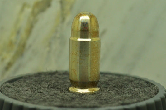 One Troy Ounce .999 Silver Bullet .45 Caliber ACP Art Bar Ingot