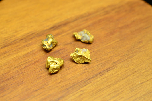 Lot of 22k Yellow Gold tiny natural gold nuggets 3.0 grams
