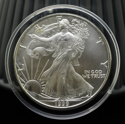 1999 American Eagle Silver Dollar in Capsule BU
