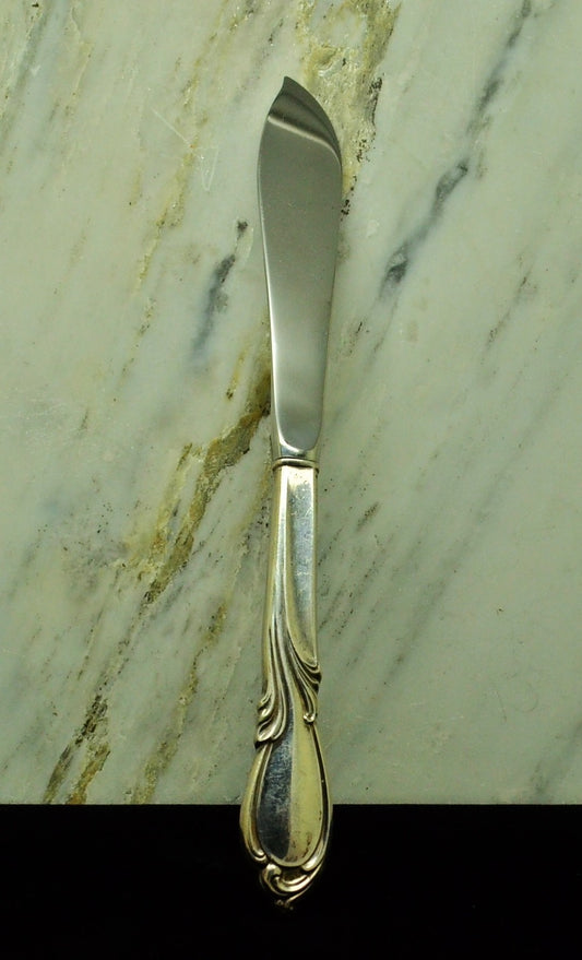 925 Sterling Silver Handle International Rhapsody New Master Butter Knife 7"