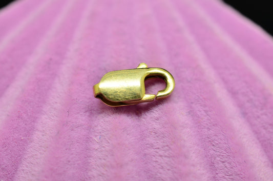 14K Yellow Gold Lobster Claw Clasp 9.6mm x 3.6mm 0.4g
