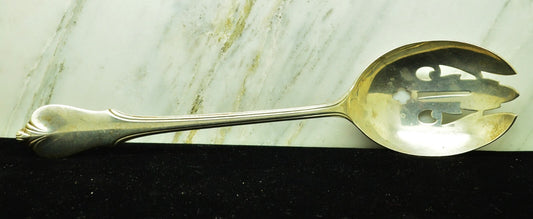 925 Sterling Silver Wallace Grand Colonial Pierced Serving Spoon 8.25" 76.0g