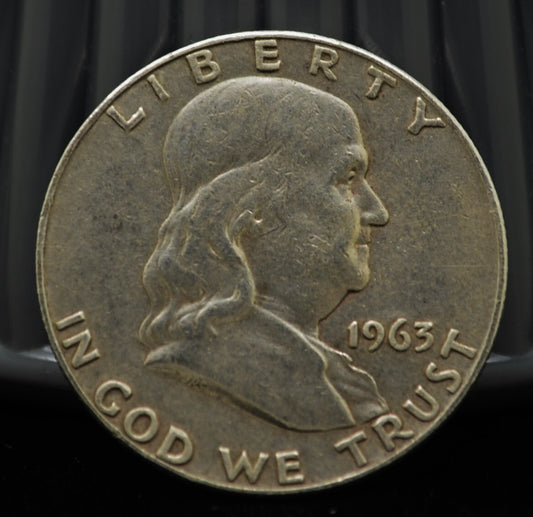 1963-D Franklin Silver Half Dollar