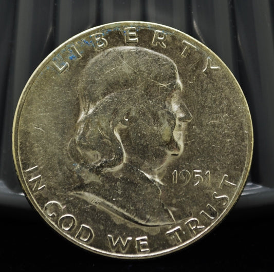 1951-S Franklin Silver Half Dollar