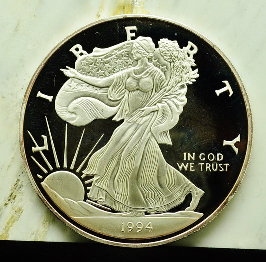1994 Walking Liberty Art Round Half Pound 8 Troy Oz .999 Silver
