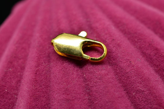 14K Yellow Gold Lobster Claw Clasp 11.4mm x 4.3mm 0.6g