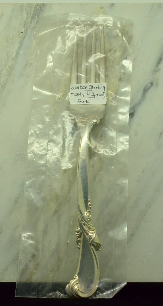925 Sterling Silver Wallace Waltz Of Spring Dinner Fork 7.25" 58g