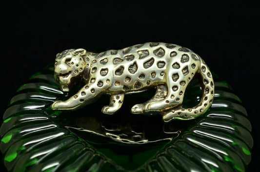925 Sterling Silver Bengal Cat Pin Brooch Pendant