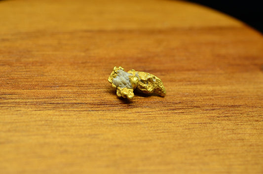 20K Yellow Gold natural gold nugget 1.2 grams 12mm X 6.5mm X 5mm