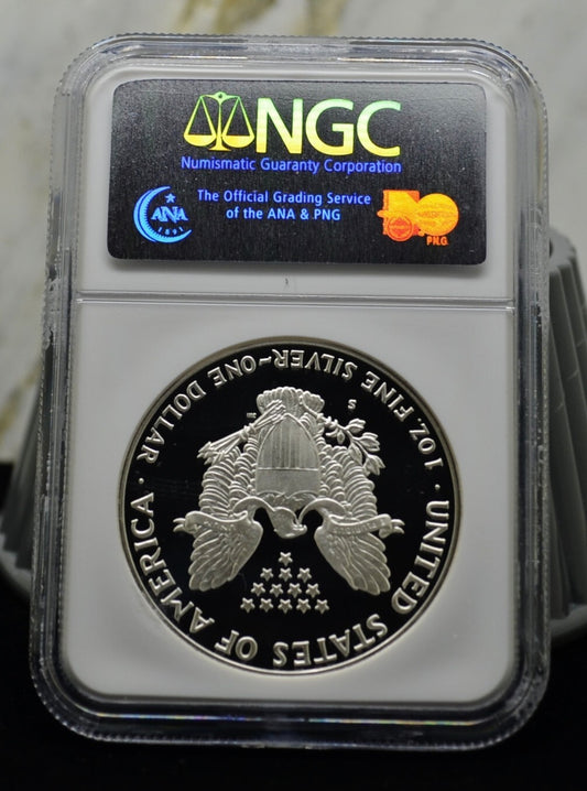 1987-S $1 American Eagle Silver Dollar 1 Troy Oz Silver NGC PF69 Ultra Cameo