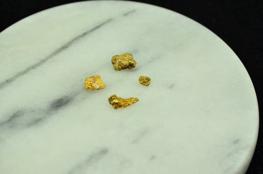 Lot of 18k-20k Yellow Gold tiny natural gold nuggets 1.8 grams