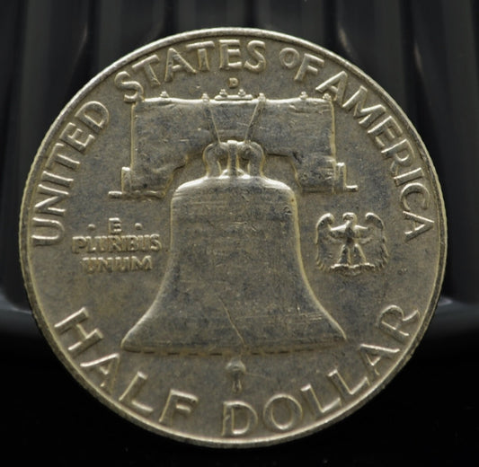 1957-D Franklin Silver Half Dollar