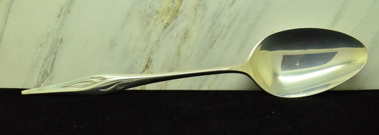 925 Sterling Silver Wallace Still Mood Serving Spoon 9 1/8" 82g