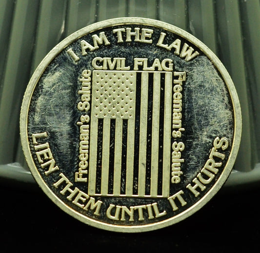 No Deceit Freeman's Salute Art Round -1 Troy Oz .999 Silver