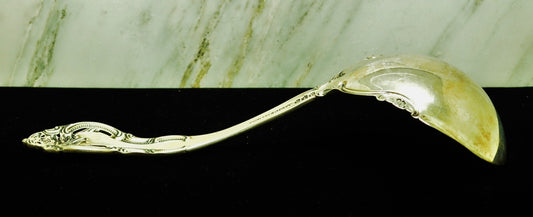 925 Sterling Silver gorham La Scala Solid Gravy Ladle 7" 85.0g