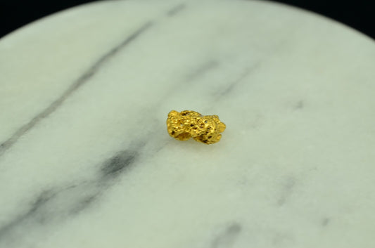 20K Yellow Gold natural gold nugget 1.5 grams 10mm X 7mm X 5mm
