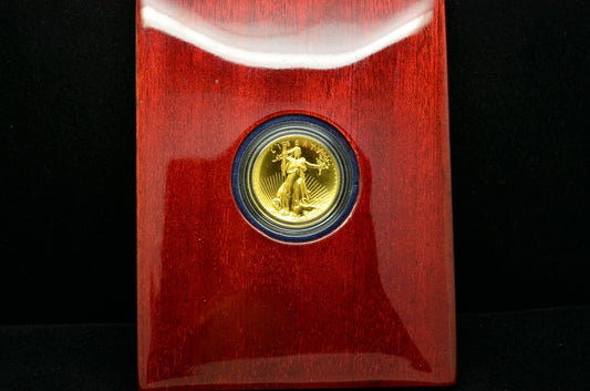 2009 $20 Gold Ultra High Relief BU Gold Foil Label Box COA Booklet
