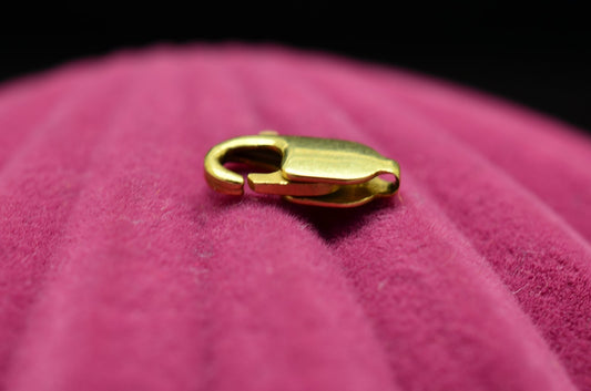 14K Yellow Gold Lobster Claw Clasp 10.1mm x 3.7mm 0.4g