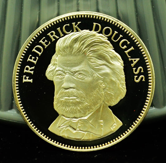 925 Silver Franklin Mint Art Round Valley Forge Frederick Douglass