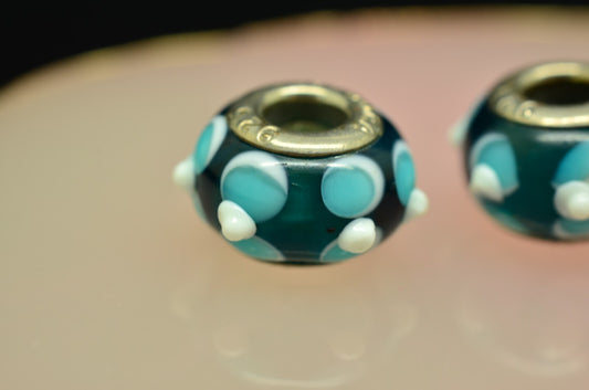 925 Sterling Silver Pandora glass bead charms